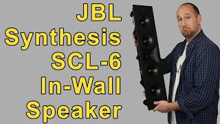 JBL Synthesis SCL6 InWall Speaker Review A Home Theater inwall I can live with [upl. by Kamp]