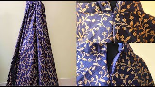 How To Attach Invisible Zip In Lehenga Or Skirt [upl. by Delcine]