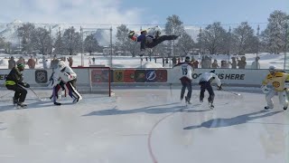 NHL 24 Huge Hip Check [upl. by Eanahs]