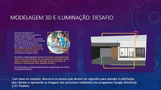 Web 02  Modelagem 3D  Design de Interiores EAD  Cesmac [upl. by Sarchet687]