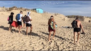 MONTALIVET  🏊‍♂️ Monta fin de journée  MONTALIVET Surf TV [upl. by Vergne290]