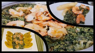 Recette Ndolé viande crevettes Cameroun [upl. by Gambrill]