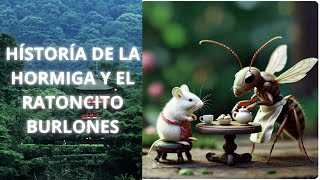 LA HÍSTORÍA DE LA HORMIGA Y EL RATONCITO BURLONES historias peliculas feliz cine vidareal ai 🐦 [upl. by Ahsal]