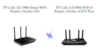 TPLink AC1900 vs AX3000 WiFi 6 Router Comparison 📶🔥 [upl. by Richara]