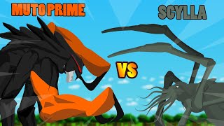 MUTO Prime vs Titanus Scylla  MonsterVerse Kaiju Tournament  Kaiju Animation [upl. by Kerwinn]