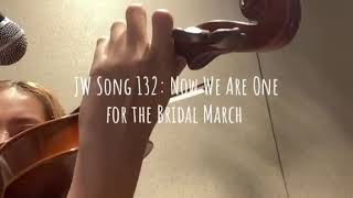 Jehovahs Witnesses Song 132 Now We Are One Live Violin Version [upl. by Ronoh]