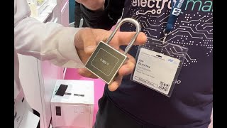 NFC Controlled Battery Free Smart Lock  Electronica 2022 [upl. by Eikcaj]