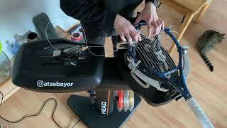 Stringing Yonex EZONE 98 under 20 minutes with Head EXTE3300 [upl. by Marceau]