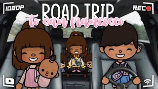 Going on a ROAD TRIP to SAN FRANCISCO🎢🚗🎪 WITH VOICE  Toca Boca Life 🌏 [upl. by Drofub239]