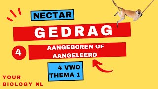 4 vwo  Gedrag  4  Aangeboren of aangeleerd [upl. by Seadon]