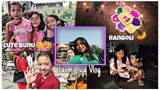 Laxmi puja Vlog 🙏🥰 with my vadaine😊 [upl. by Siskind723]