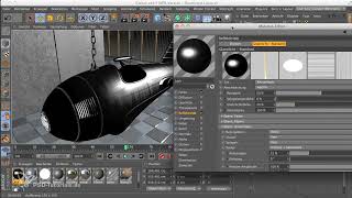 Kreativprojekt in Cinema 4D 34  Materialien  Anisotropie [upl. by Glynnis]