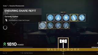 Enduring Snare Refit Catalyst Guide  Intrinsic Perk Location WishKeeper Bow  Destiny 2 [upl. by Andrej]