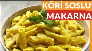 Köri Soslu Makarna Tarifi  Kremalı Köri Soslu Makarna Nasıl Yapılır  Körili Makarna [upl. by Aitnas]