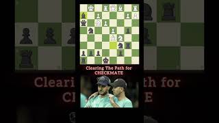 Clearing the Path A Calculated Checkmate  Chess chessgame [upl. by Eneiluj]