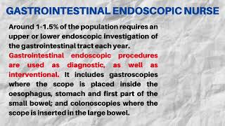 Nurse EndoscopistRole of Nurse in Endoscopy career opportunities in Endoscopy Part 1 Malayalam ￼ [upl. by Romona]