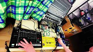 Friday Acid Techno Jam 02082024 roland tr8s behringer tb3 waldorf streichfett [upl. by Steffin]