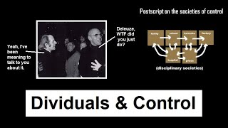 Gilles Deleuze  Dividuals amp Control quotPostscripts on the Societies of Controlquot [upl. by Hepsibah]