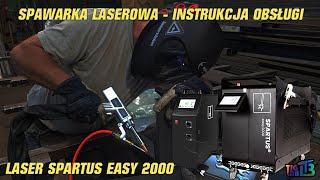 SPAWARKA LASEROWA  INSTRUKCJA OBSŁUGI SPARTUS EASY 2000 [upl. by Anilasor142]