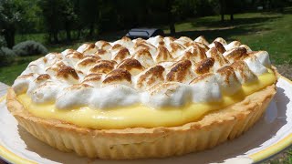 Tarte au Citron Meringuée Recette très détaillée et DELICIEUSE  Petits Sablés en bonus [upl. by Yrrej298]