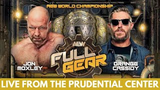 Jon Moxley vs Orange Cassidy World Title Match  AEW FULL GEAR 2024 aew aewfullgear prowresting [upl. by Laden]