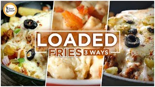 Loaded Fries 3 ways Recipe By Food Fusion Ramzan Special [upl. by Tnias971]