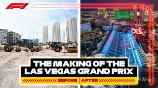 The Making of the Las Vegas Grand Prix  DHL amp F1 [upl. by Notlit]