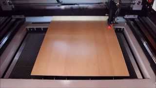 CO2Lasermaschine 3 mm MDF Schachtel  Gravieren und Schneiden mit dem Lasercutter tt600 [upl. by Ariom]