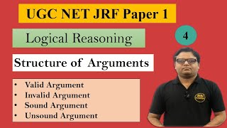 Structure of Arguments L4 Deductive Argument  Logical Reasoning  UGC NET Paper 1 [upl. by Aelanej669]