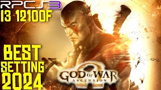 How to play God of War Ascension 🔥 On PC  RPCS3 2024 Best SettingsConfiguration  Gameplay 60 FPS [upl. by Rehprotsirhc117]