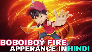 BoBoiBoy Fire 🔥 Apperance in BoBoiBoy Galaxy  Ai dub  Fan dub  Monsta Universe [upl. by Nazus354]