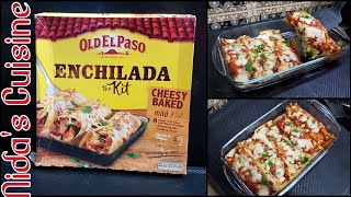 Old El Paso Enchilada Kit Recipe  Nidas Cuisine  Chicken Enchiladas Recipe [upl. by Ordnas865]