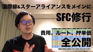 【長編】2018年SFC修行のルート、費用、PP単価を全公開！ [upl. by Srednas11]