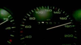 VW Passat 16TD 1991 B3 acceleration 0173kmh top speed [upl. by Bowerman]