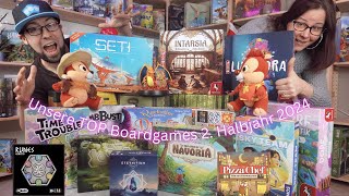 Unsere TOP Boardgames und Highlights des 2 Halbjahr 2024  Danksagung boardgames [upl. by Aynor464]