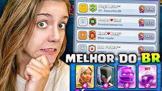 fui testar os MELHORES DECKS do BRASIL no Clash Royale  De Noob a Pro [upl. by Victorie]