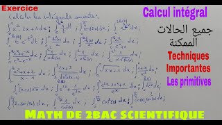 calcul integralmath de 2bac [upl. by Adamski]