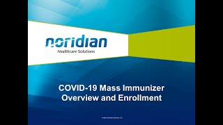 COVID19 Mass Immunizer Overview and Enrollment [upl. by Eelasor]