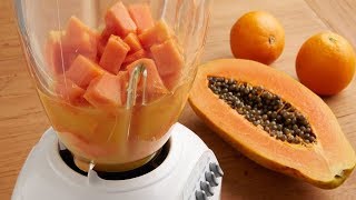 Receta Batida de Lechosa Papaya [upl. by Joselyn590]