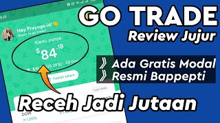 Modal Receh Jadi Jutaan  Review Investasi Saham Di Aplikasi Go Trade Untuk Pemula [upl. by Yrrehs]