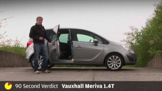 Vauxhall Meriva  90sec review by autocarcouk [upl. by Annayt887]