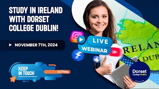 LIVE STREAM STUDY IN IRELAND WITH DORSET COLLEGE DUBLIN [upl. by Ramsdell]