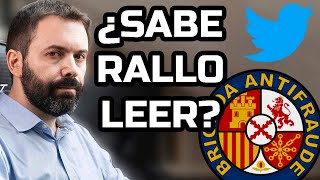 ¿Sabe Rallo leer  Brigada Antifraude VS Juan Ramón Rallo [upl. by Neladgam586]