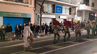 Carnaval de Tarragona 2023 La llegenda de St Jordi Espectacular🌹 [upl. by Naimad207]