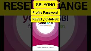 Sbi yono Profile password reset kaise karen  profile password changereset  profile password [upl. by Briscoe]