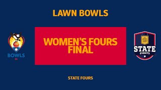 Lawn Bowls  State Fours  Womens Final [upl. by Acnalb545]