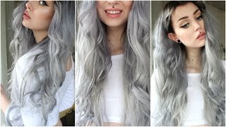 How to Dark GreySilver amp Black Roots  Evelina Forsell [upl. by Nnylaehs]