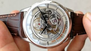 Oris Culture Artelier Translucent Skeleton 73476844051LS [upl. by Yesnel218]