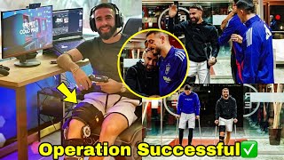 Operations Done✅Dani Carvajal Undergone Successful Surgery  Carvajal visited Spain National Team [upl. by Esilrac]