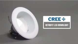 LED Downlight Retrofit  Cree Spotlight [upl. by Shulins705]